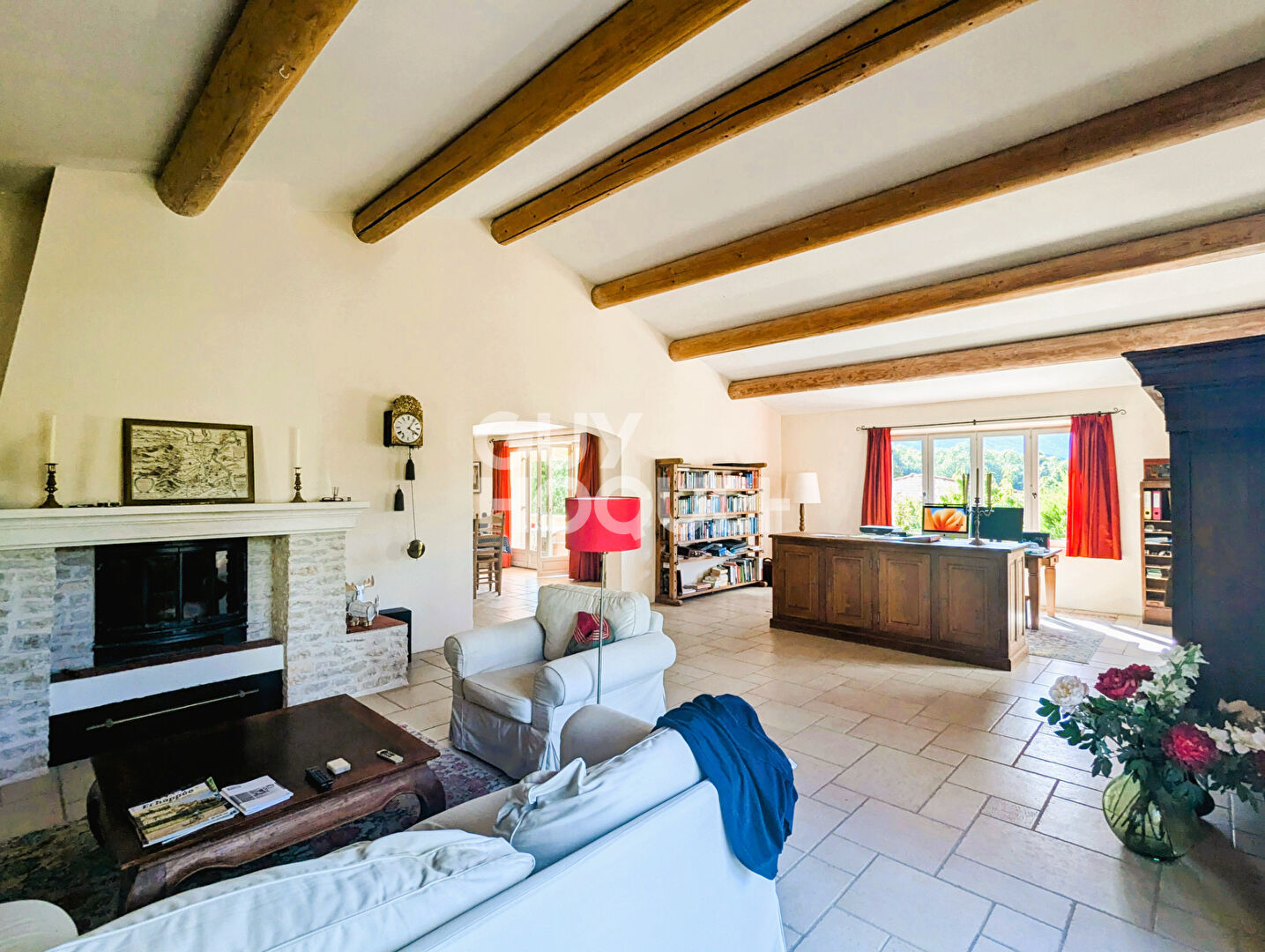 Maison Montbrun Les Bains 245 m2 - Terrain 1422 m² - Vue Ventoux - Fort potentiel