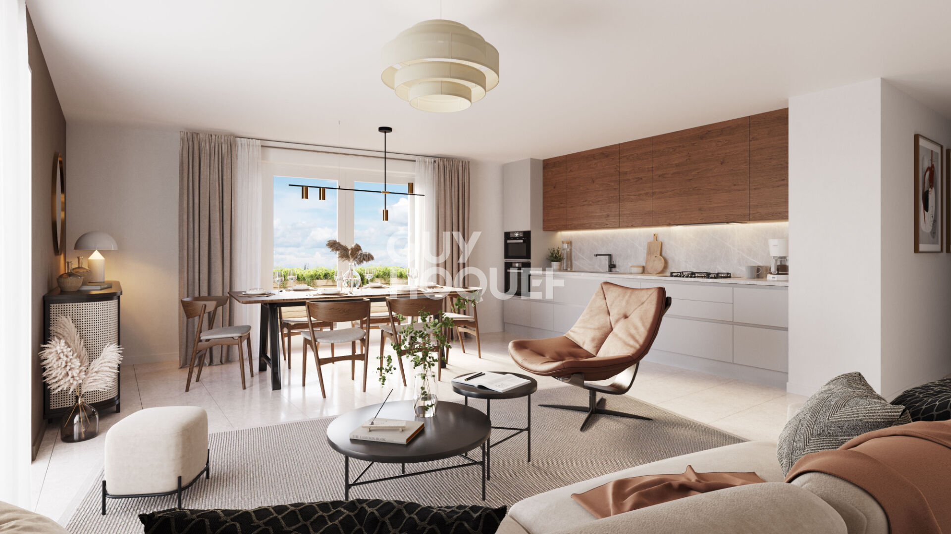 T1 - MONTEUX - 27 m² - avec terrasse et parking -