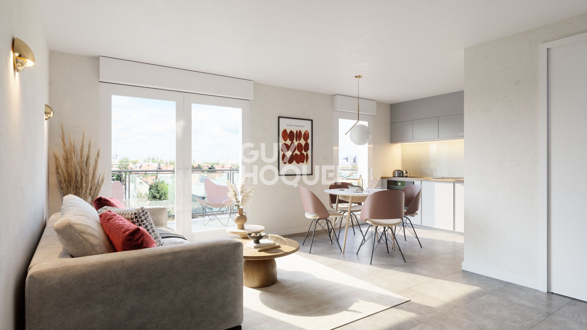 T4 - MONTEUX - 99 m² - avec terrasse, jardin privatif et double parking -