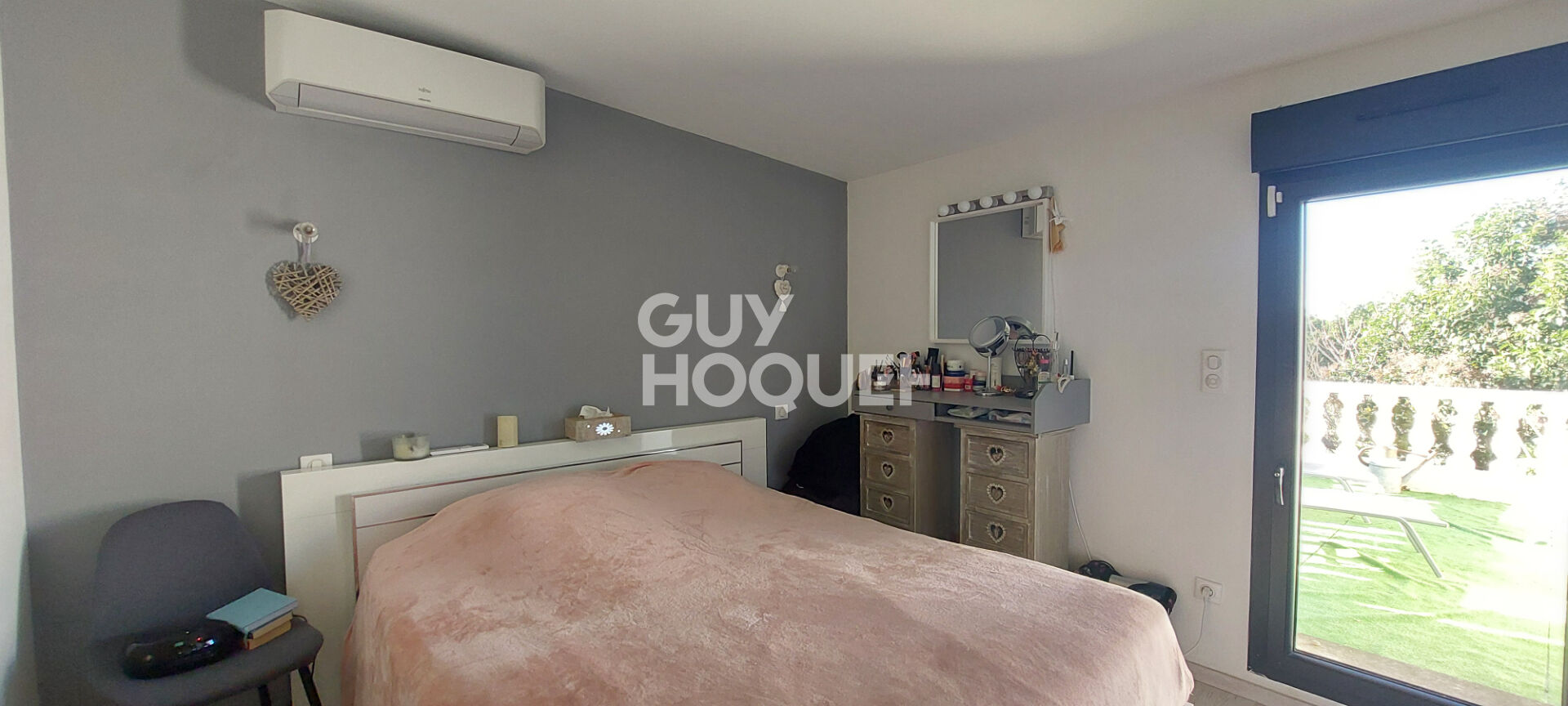 Petit Palais (Isle sur la Sorgue) - Maison de village type 5 de 129 m² - 3 chambres - Cour - 2 terrasses