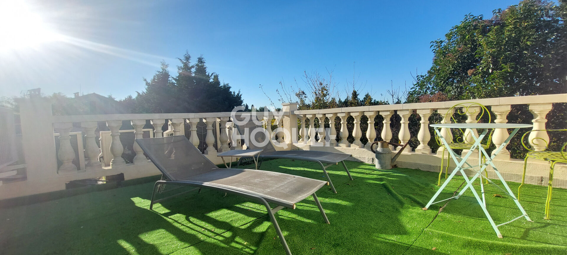 Petit Palais (Isle sur la Sorgue) - Maison de village type 5 de 129 m² - 3 chambres - Cour - 2 terrasses