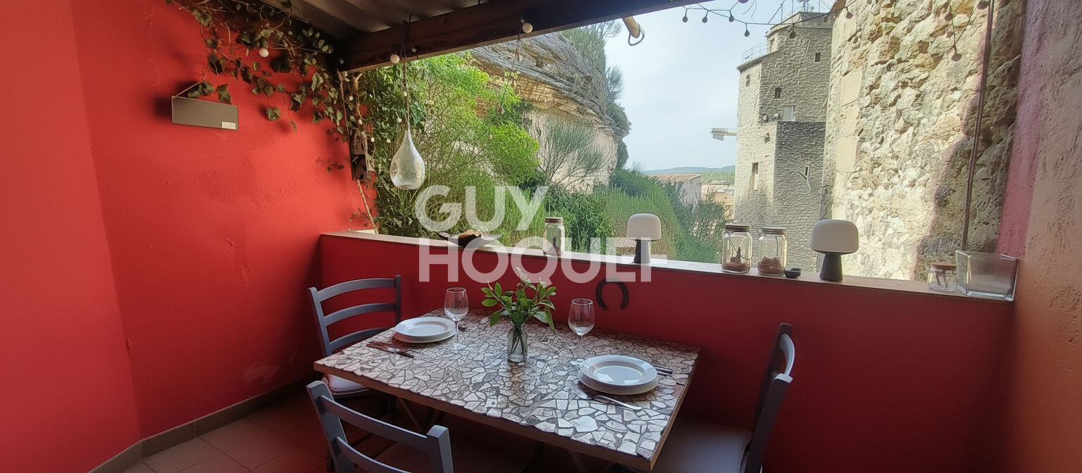 Malaucène - Maison de village avec vue - 7 pièces de 179 m² - Jardin, Terrasse , Garage et Cave