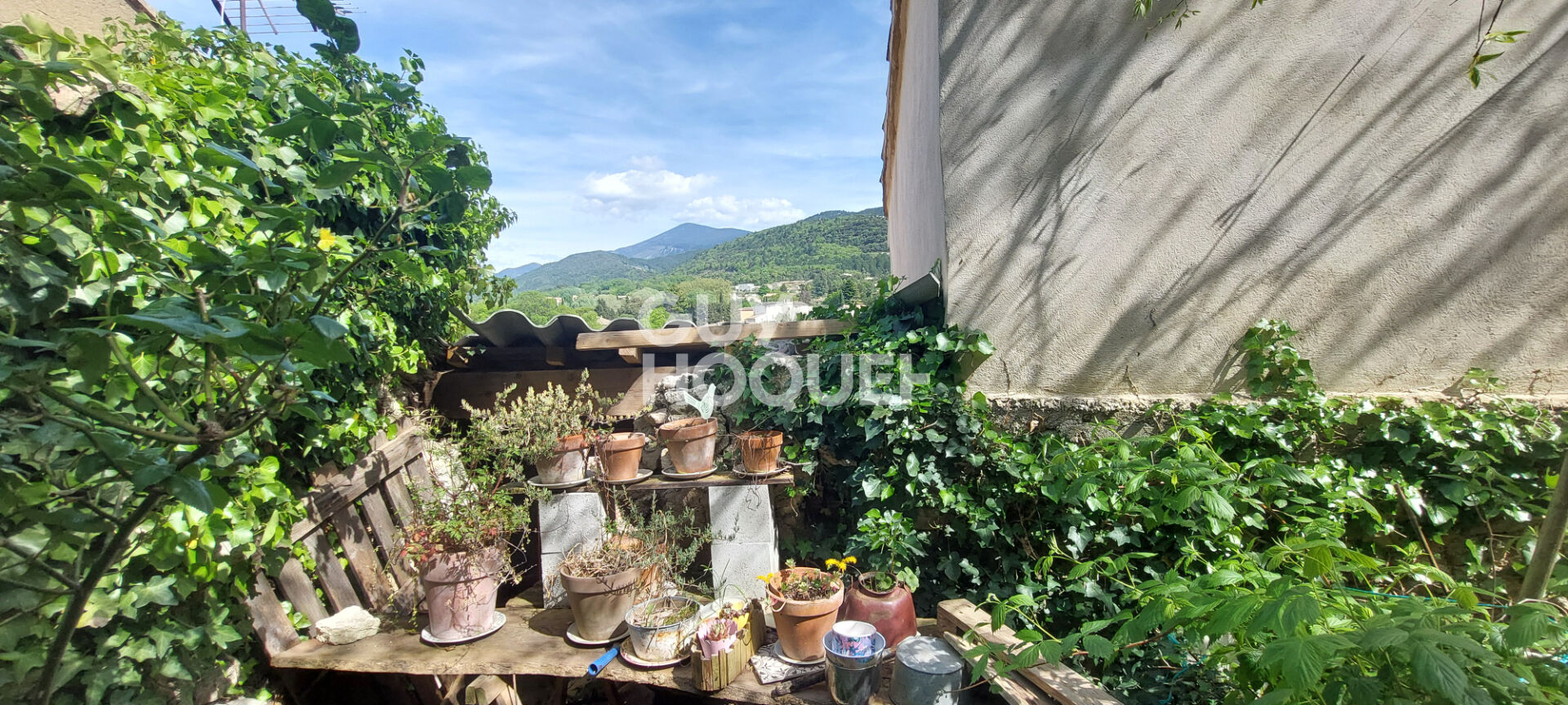 Malaucène - Maison de village avec vue - 7 pièces de 179 m² - Jardin, Terrasse , Garage et Cave