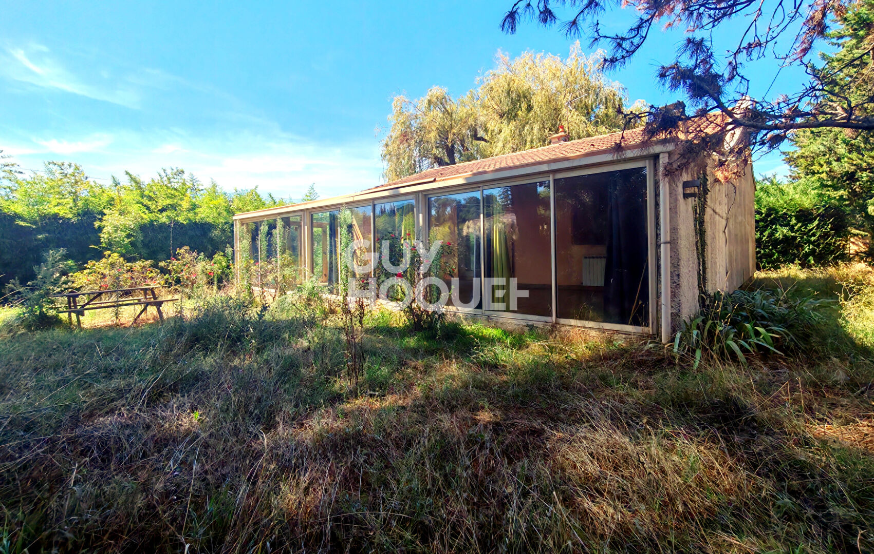 Mormoiron, Maison Plain Pied de 126 m² - 3 chambres - 735 m² de terrain