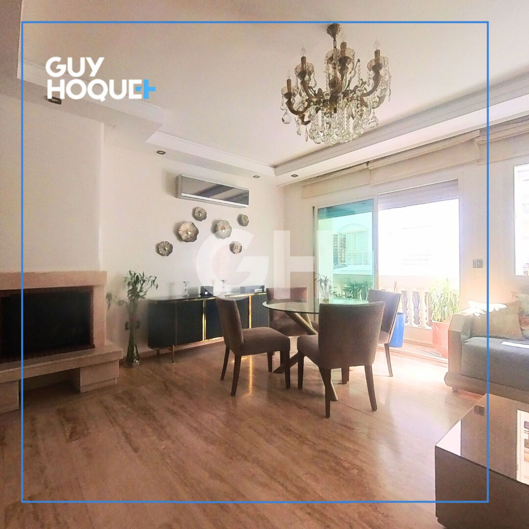 Tres bel appartement meublé sur Abou mahassine