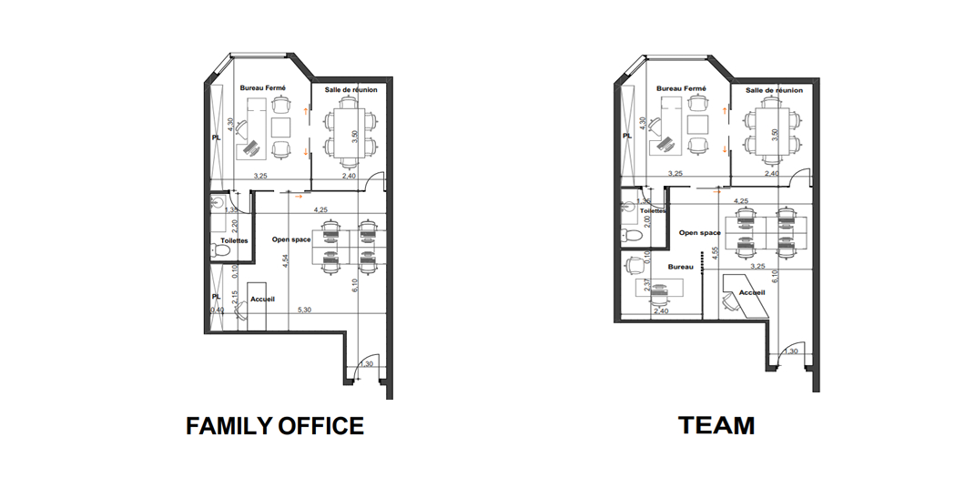 Bureaux à louer au CIL