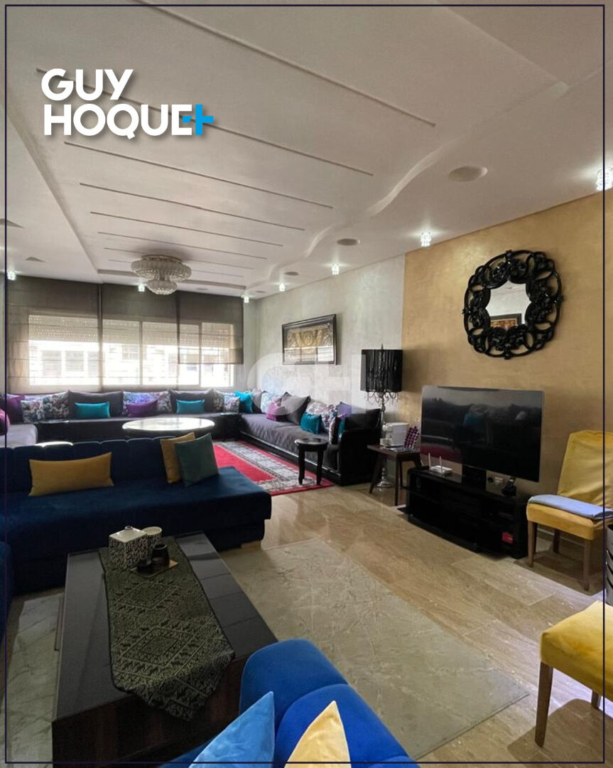 Bel appartement spacieux de 154 m2 au coeur du quartier Les Hôpitaux . Lumineux, bien agencé et en excellent état