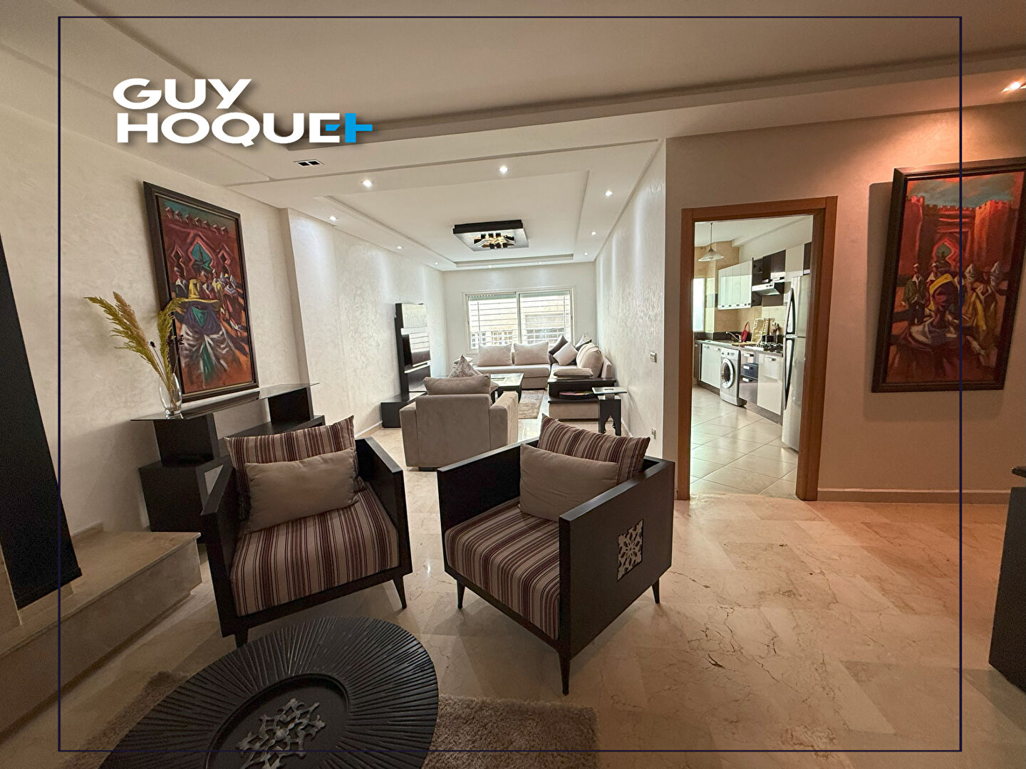 Appartement 2 chambres au coeur du quartier des Hôpitaux, Casablanca