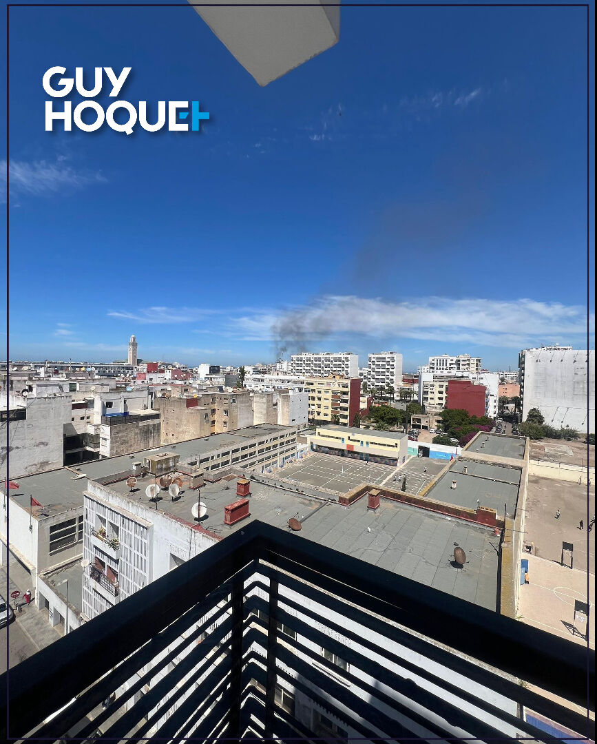 Appartement lumineux sans vis-à-vis au coeur du Boulevard d'Anfa ? 2 chambres, étage élevé