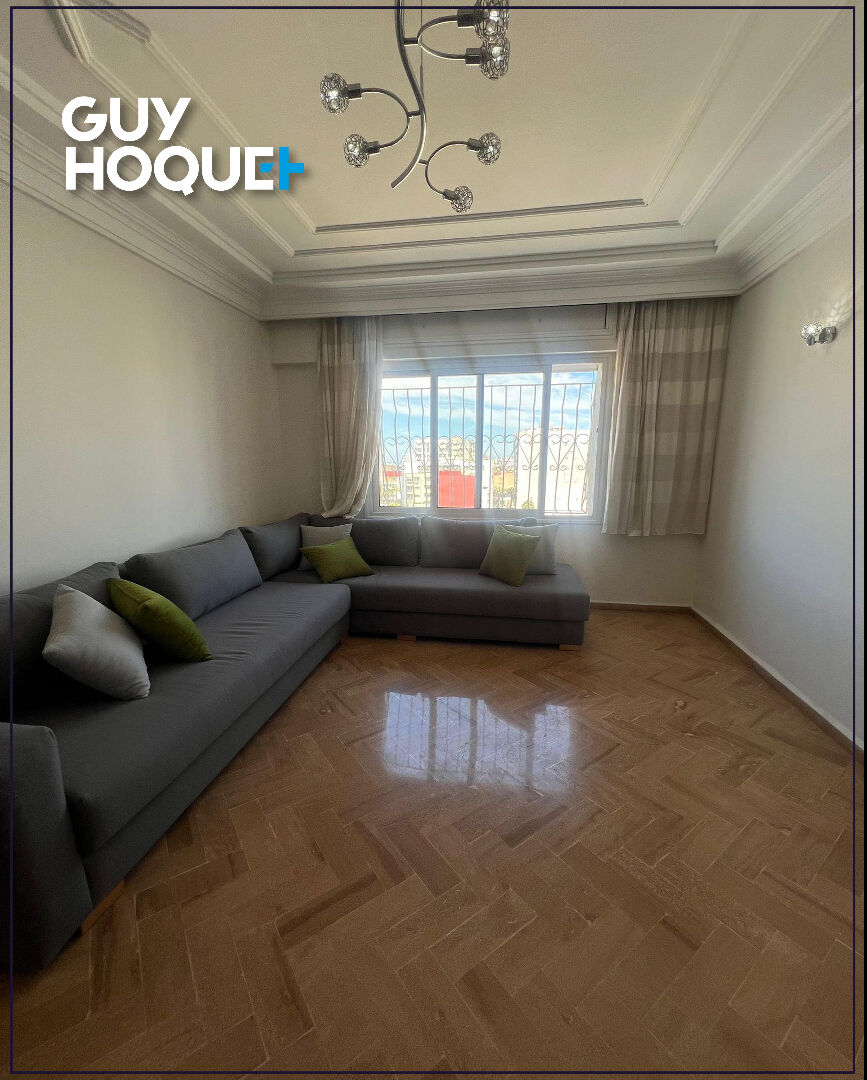 Appartement lumineux sans vis-à-vis au coeur du Boulevard d'Anfa ? 2 chambres, étage élevé