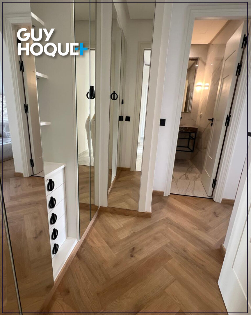 Appartement vide 3 chambres avec jardin Ain Diab