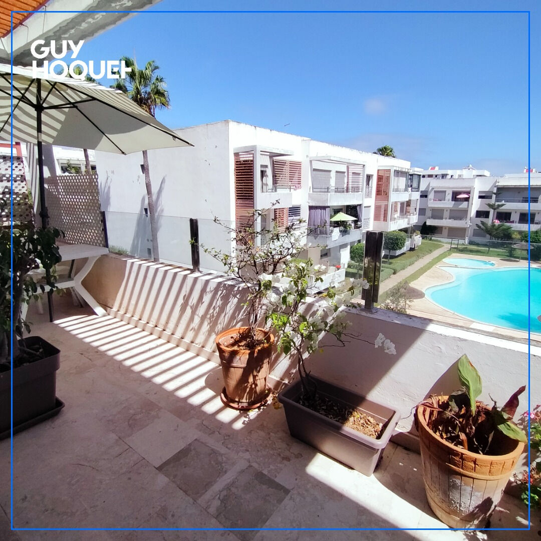 Appartement 3 chambres terrasse Dar Bouazza