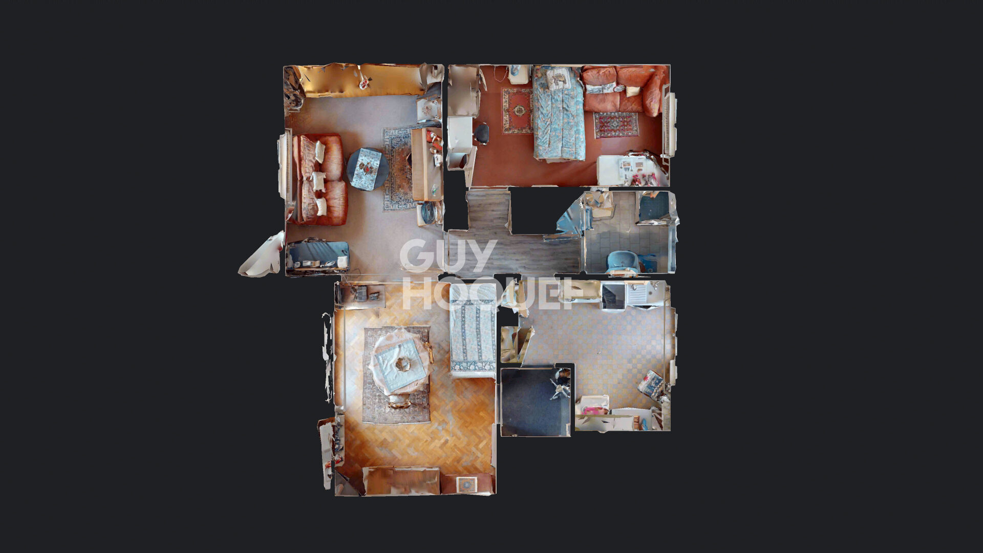 Appartement Mulhouse 3 pièces avec balcons