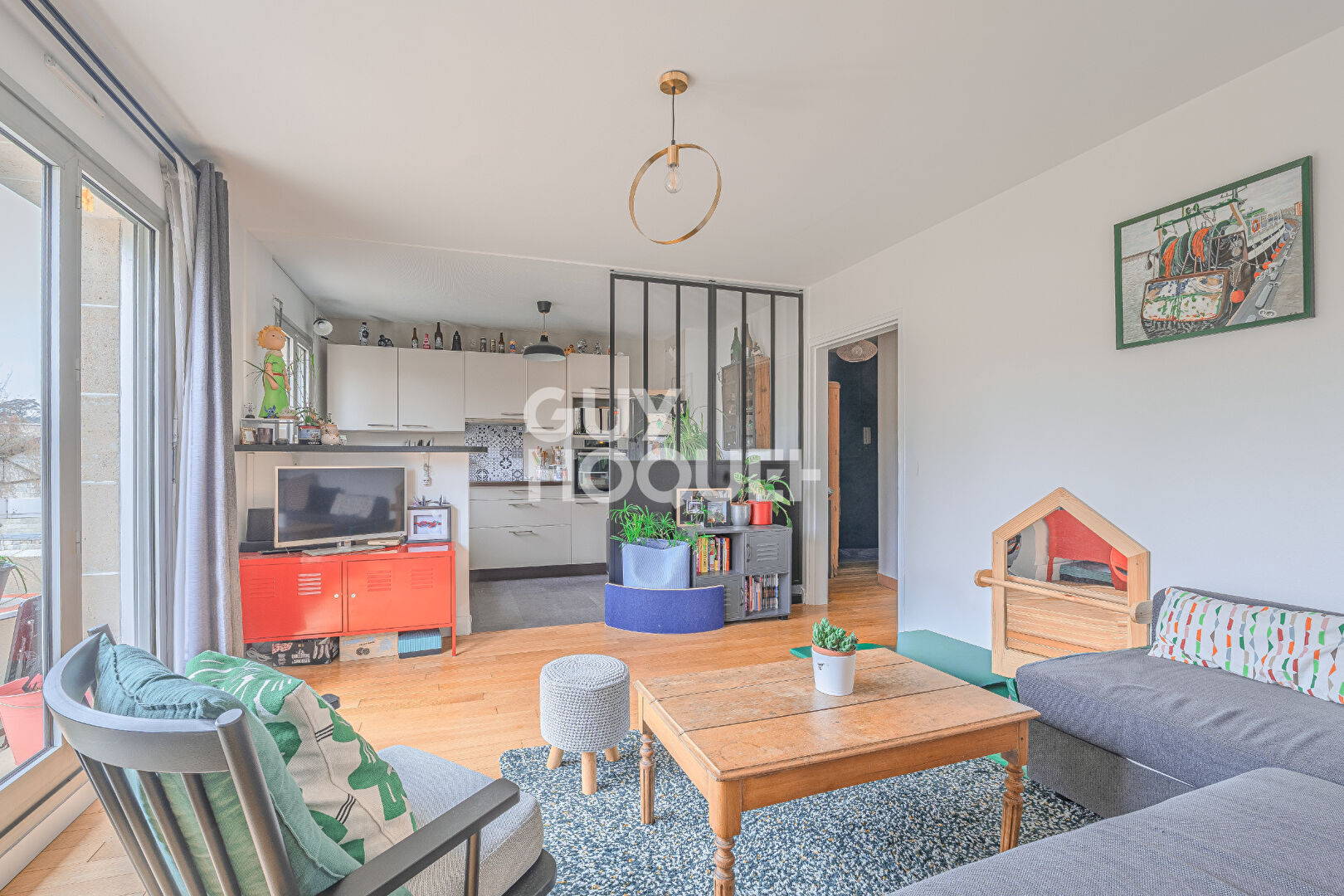 Lumineux 78 m² avec balcons et stationnements ? Bois Saint-Denis