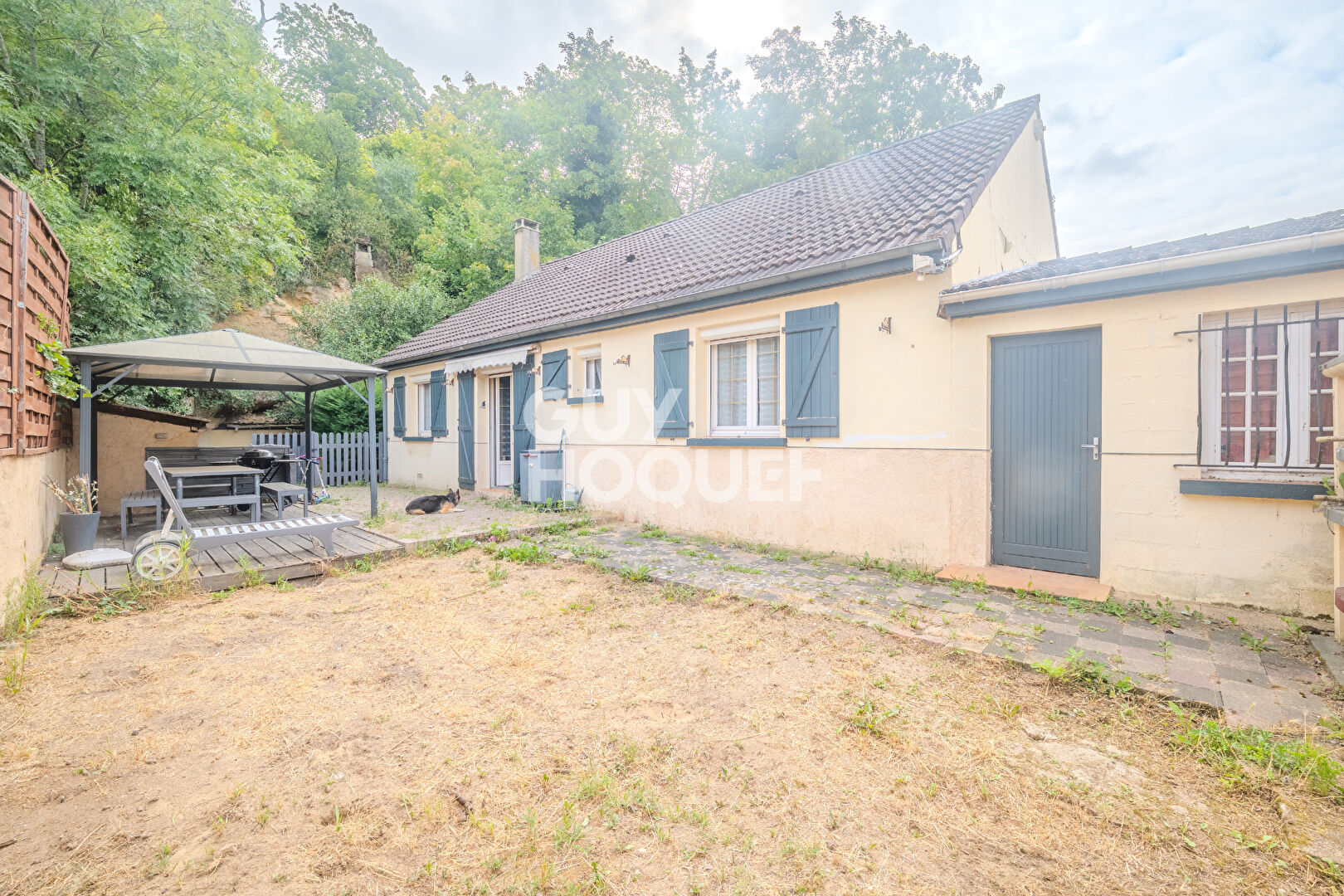Maison de plain-pied 100 m² avec cave exceptionnelle dans la carrière à Creil