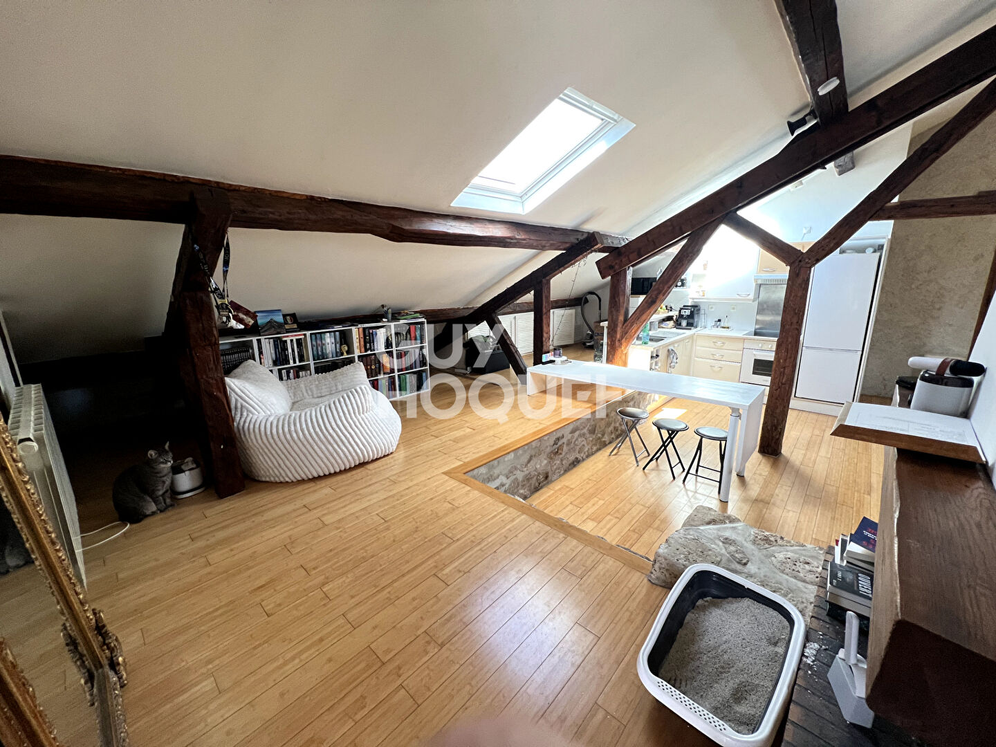 2 pièces à LAMORLAYE - 43,55 m² loi carrez -79.55 m² au sol