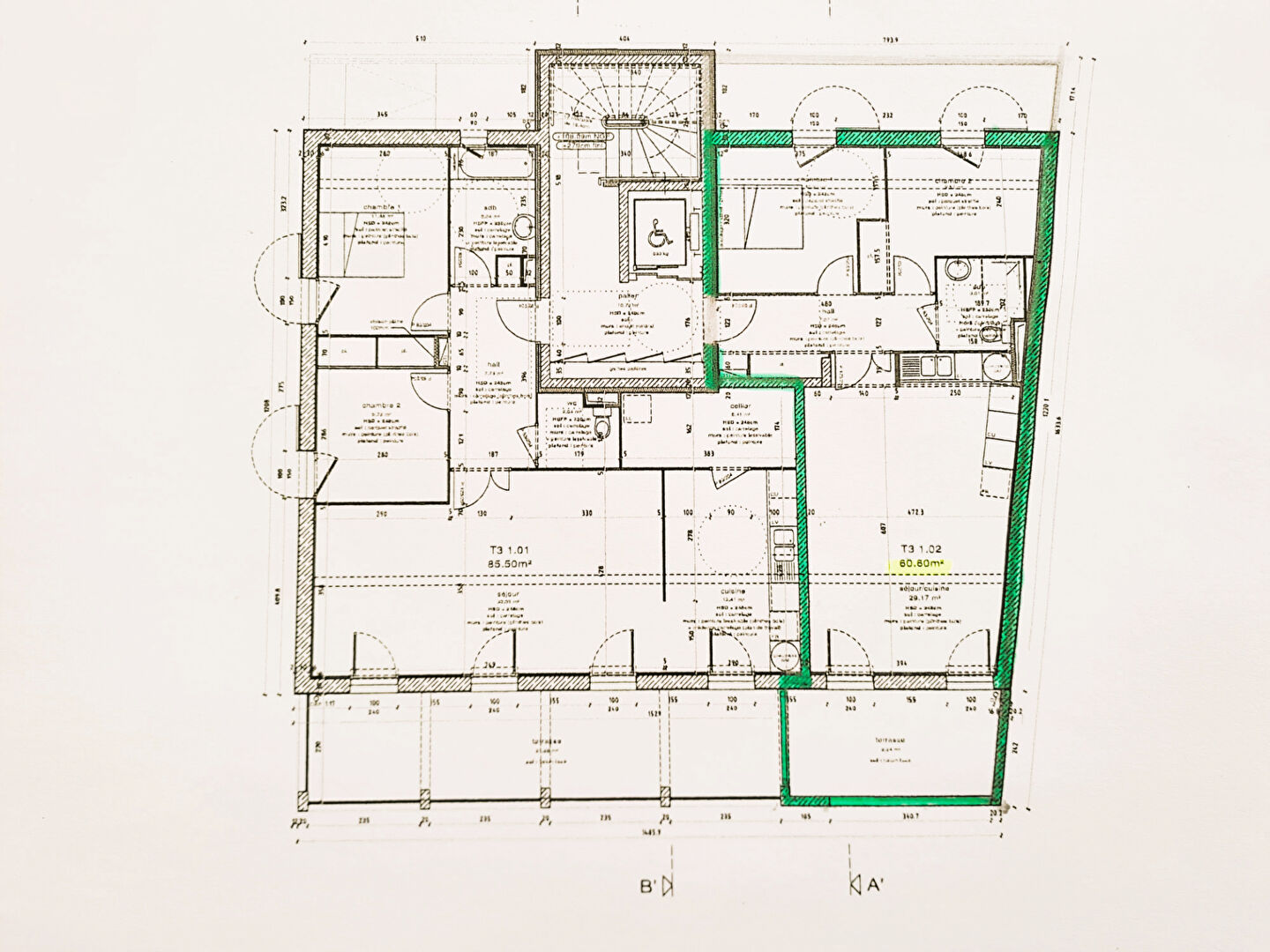 T3 récent 60 m² à Soucieu avec ascenseur