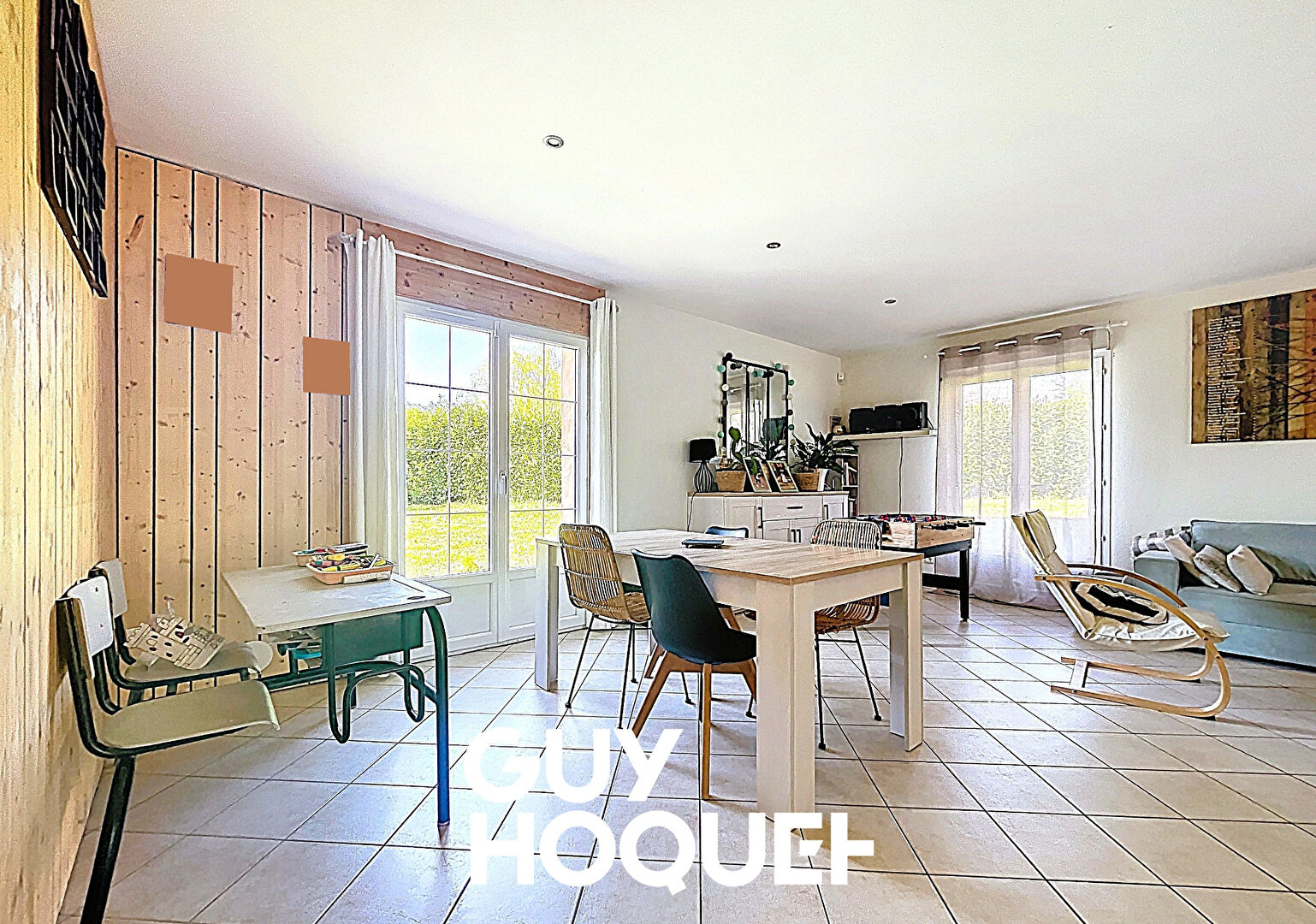 Villa Plain Pied 3 Chs + GGE et Terrain de 1120m² environ - 71570 LA CHAPELLE DE GUINCHAY