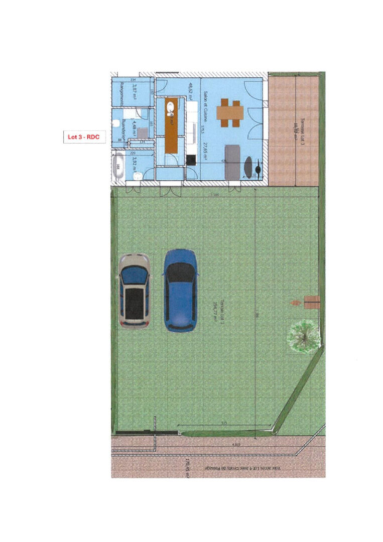 Plateau Viabilisé 92m² avec Beau Potentiel & Terrain 220m² - 71000 VARENNES-LES-MÂCON