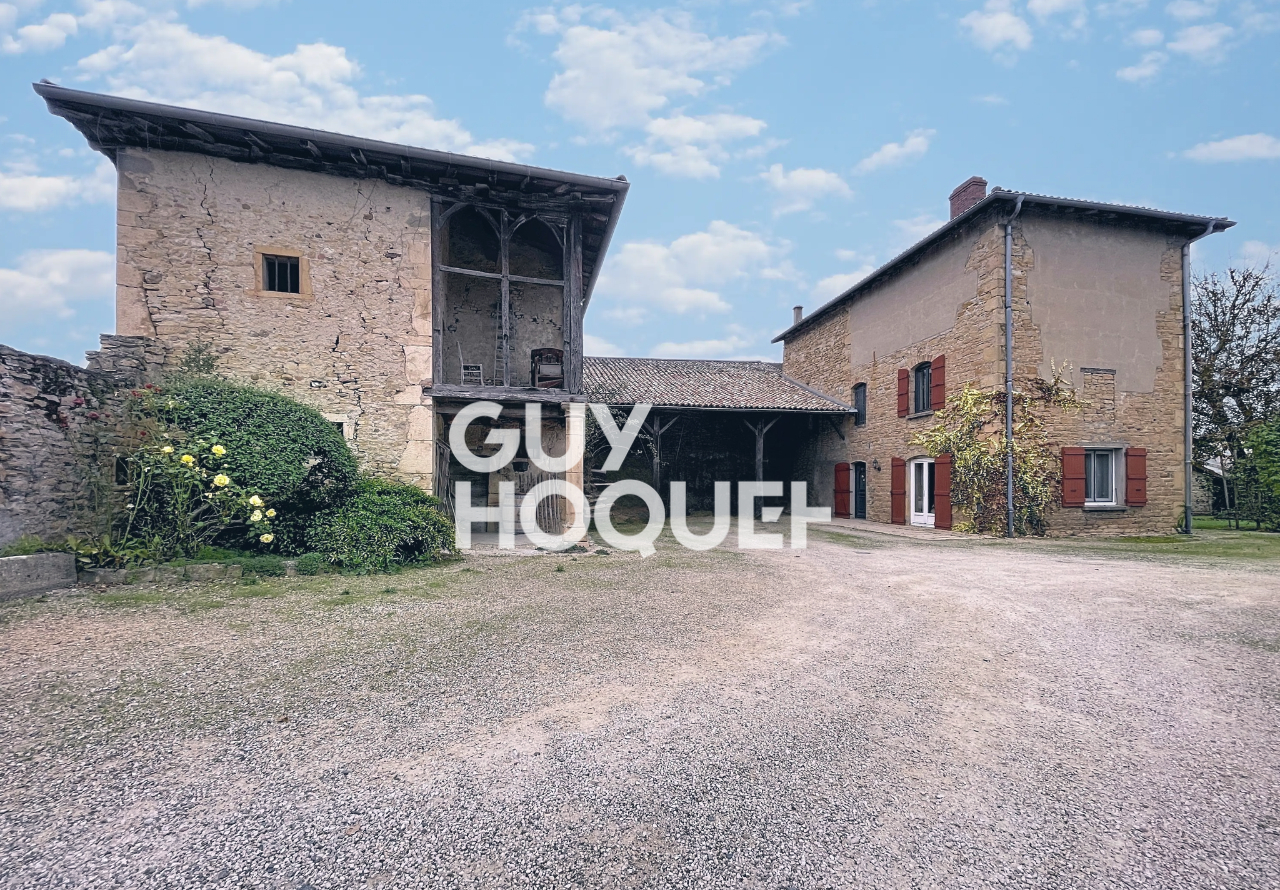 Authentique maison en pierre avec dépendance et terrain constructible ? 71680 CRECHES SUR SAONE