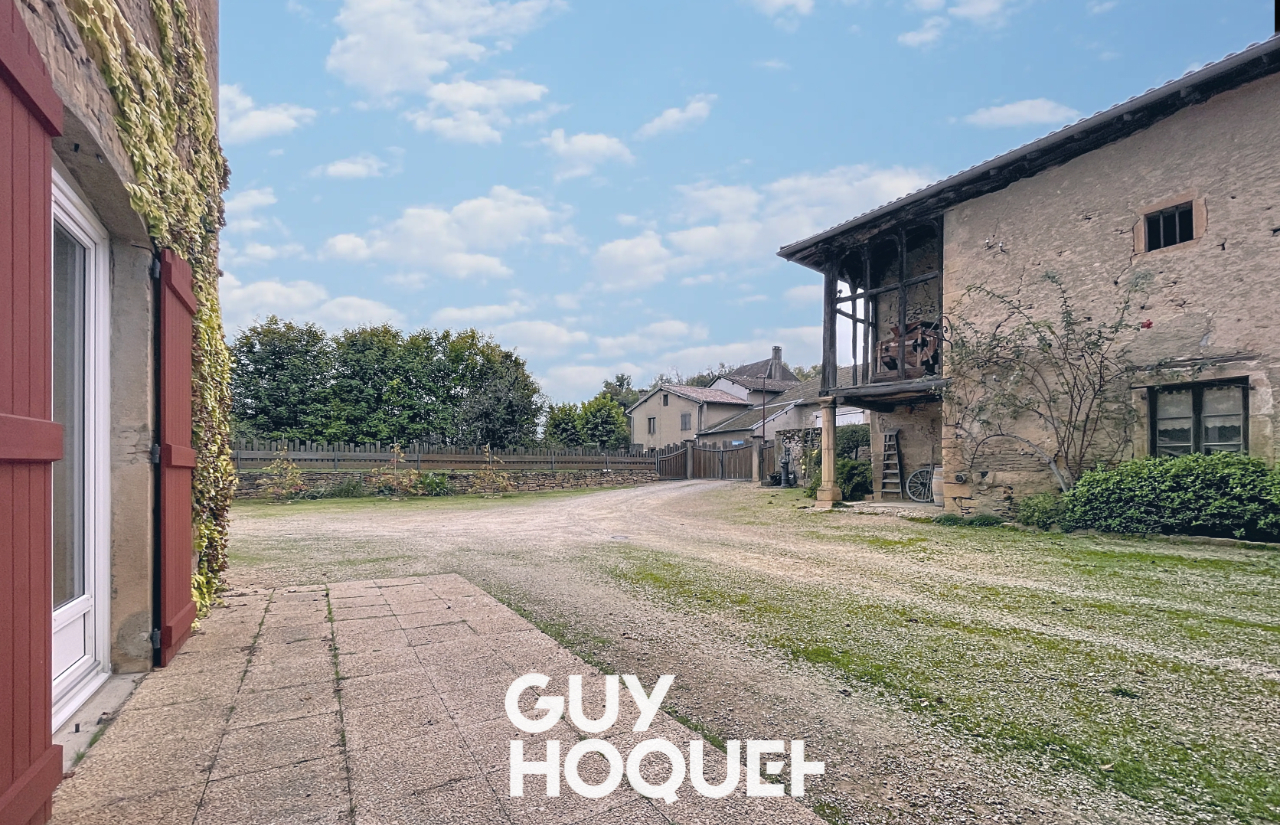 Authentique maison en pierre avec dépendance et terrain constructible ? 71680 CRECHES SUR SAONE