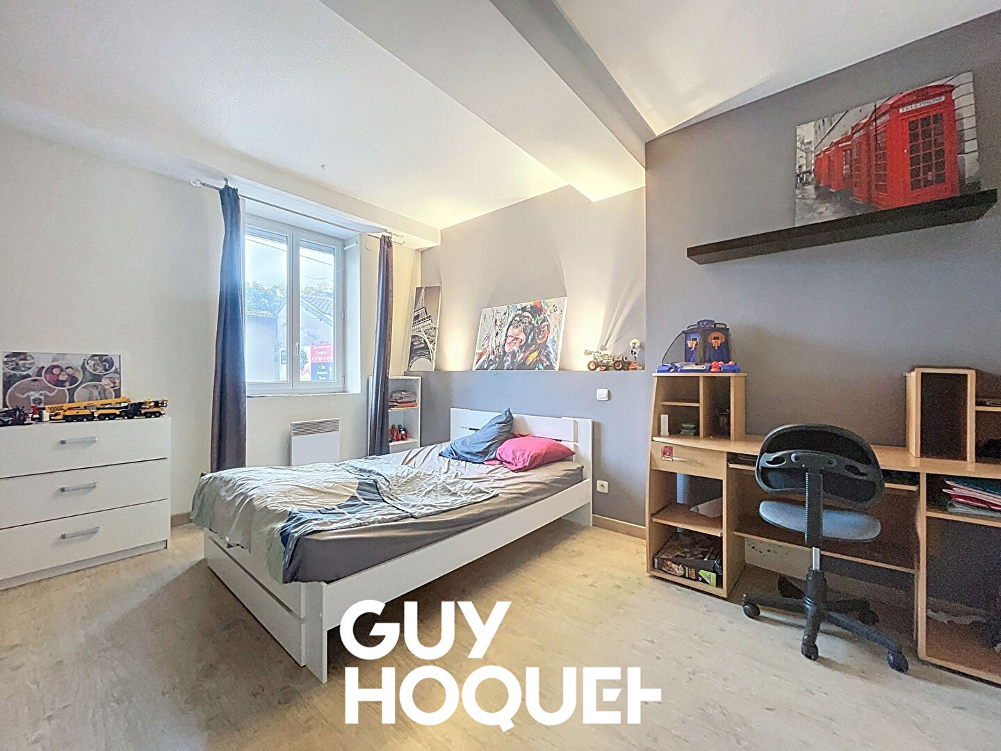 Maison Ancienne avec Cachet 3 Chs + Garage et Cour - 71570 LA CHAPELLE DE GUINCHAY