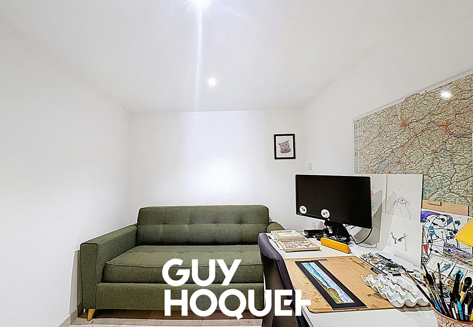 Maison en Pierre 2 Chs + Bureau + Terrasse et Cour - 71570 PRUZILLY