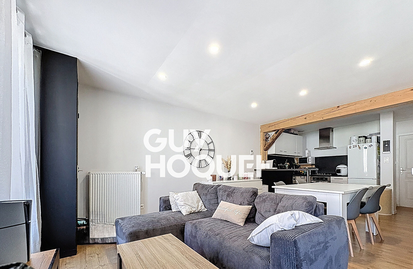 Appartement Duplex avec Balcon 1CHBRE + Mezzanine - 01750 SAINT LAURENT SUR SAONE