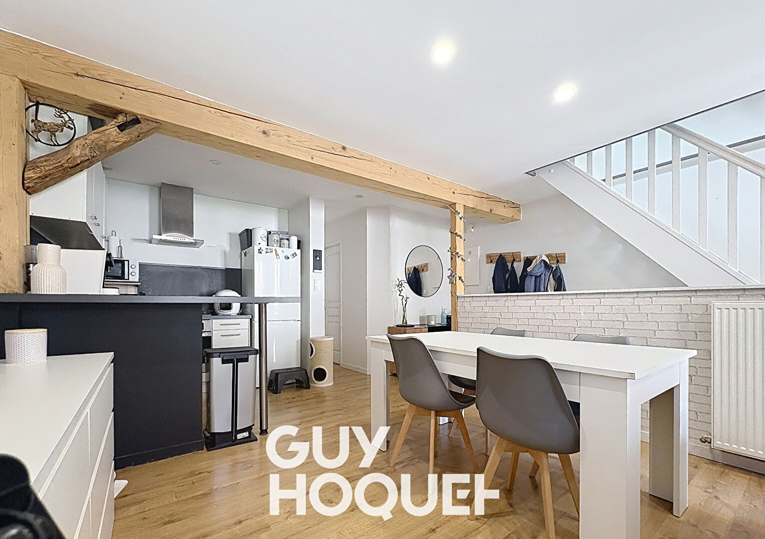 Appartement Duplex avec Balcon 1CHBRE + Mezzanine - 01750 SAINT LAURENT SUR SAONE