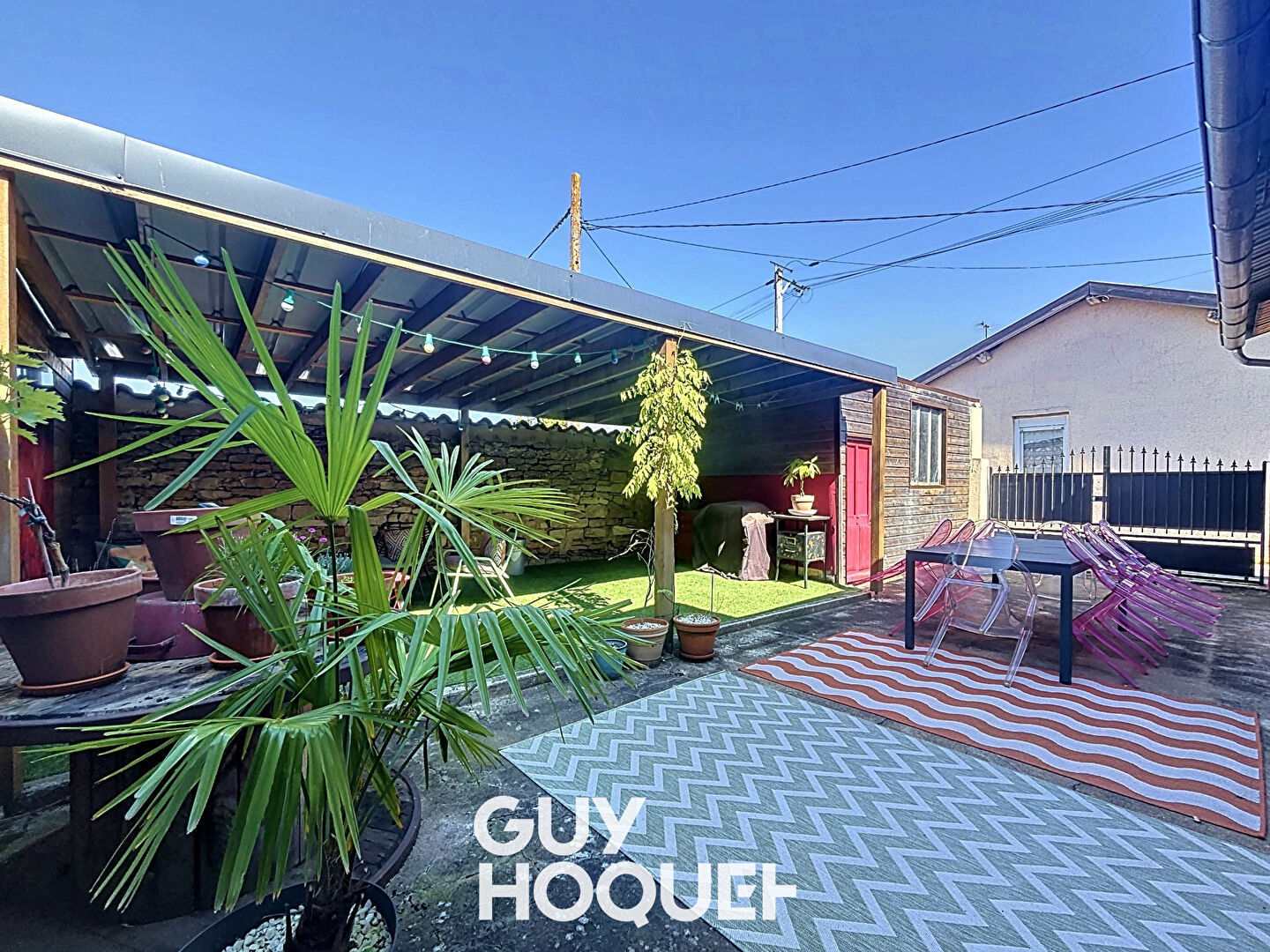 Maison 2CHBS - Atelier - Cour et Terrasse Couverte - 01750 REPLONGES