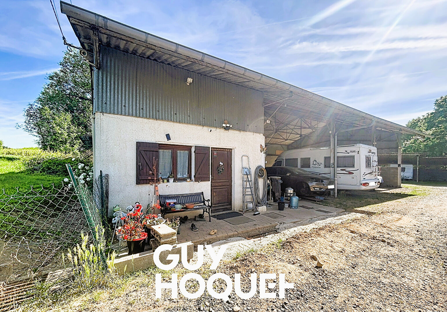 Investissement Locatif Emplacements Caravanes Camping Car + box + Maison Investissement locatif - 71570 LA CHAPELLE DE GUINCHAY