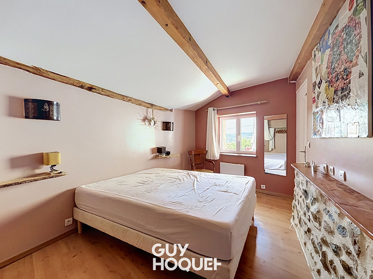 Maison Ancienne Rénovée 4 Chs + T2 indépendant et terrain de 620 m² - 69840 JULIENAS