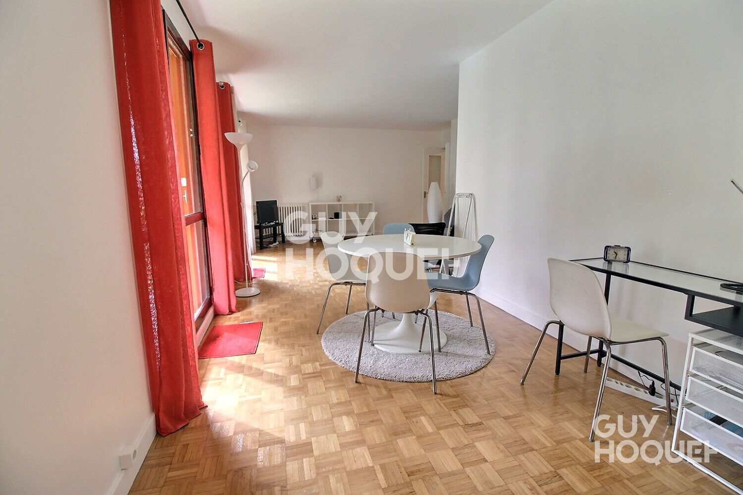 CHAVILLE : appartement 4 pièces meublé avec jardin en location