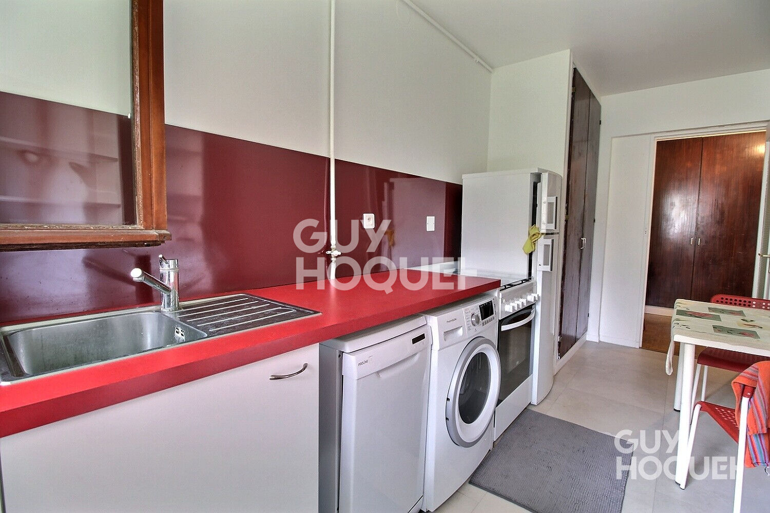 CHAVILLE : appartement 4 pièces meublé avec jardin en location