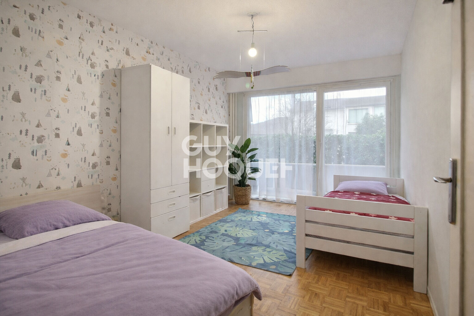 APPARTEMENT 3 PIECES 71.17m² - CALME, TRAVERSANT, BALCON, PARKING, GARE RIVE DROITE A PIED