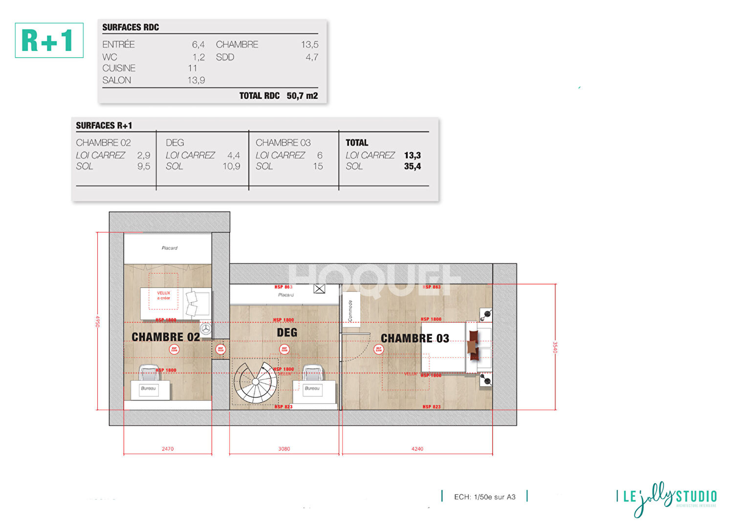 Maison 3 chambres coteau Rive droite