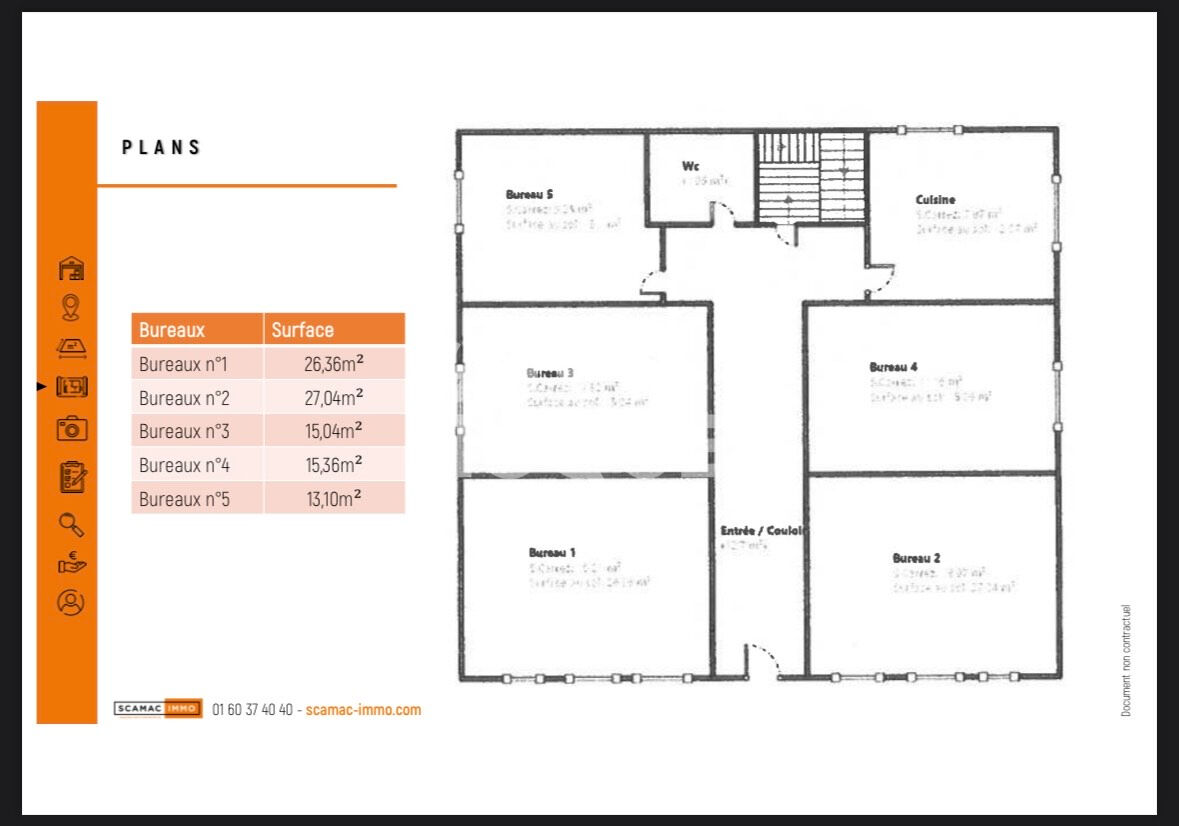 Bureaux Montfermeil 96.9 m2