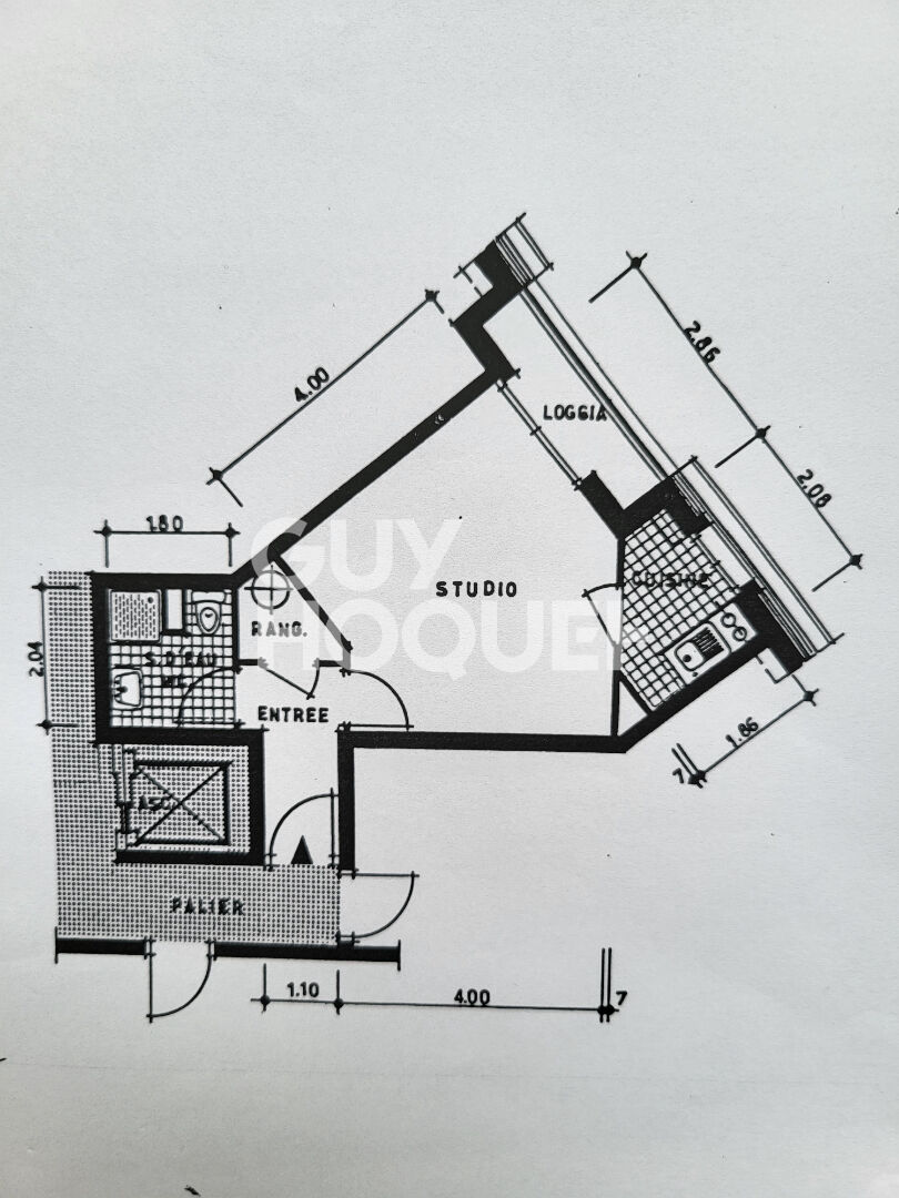 Appartement Gournay Sur Marne 1 pièce(s) 27.68 m2