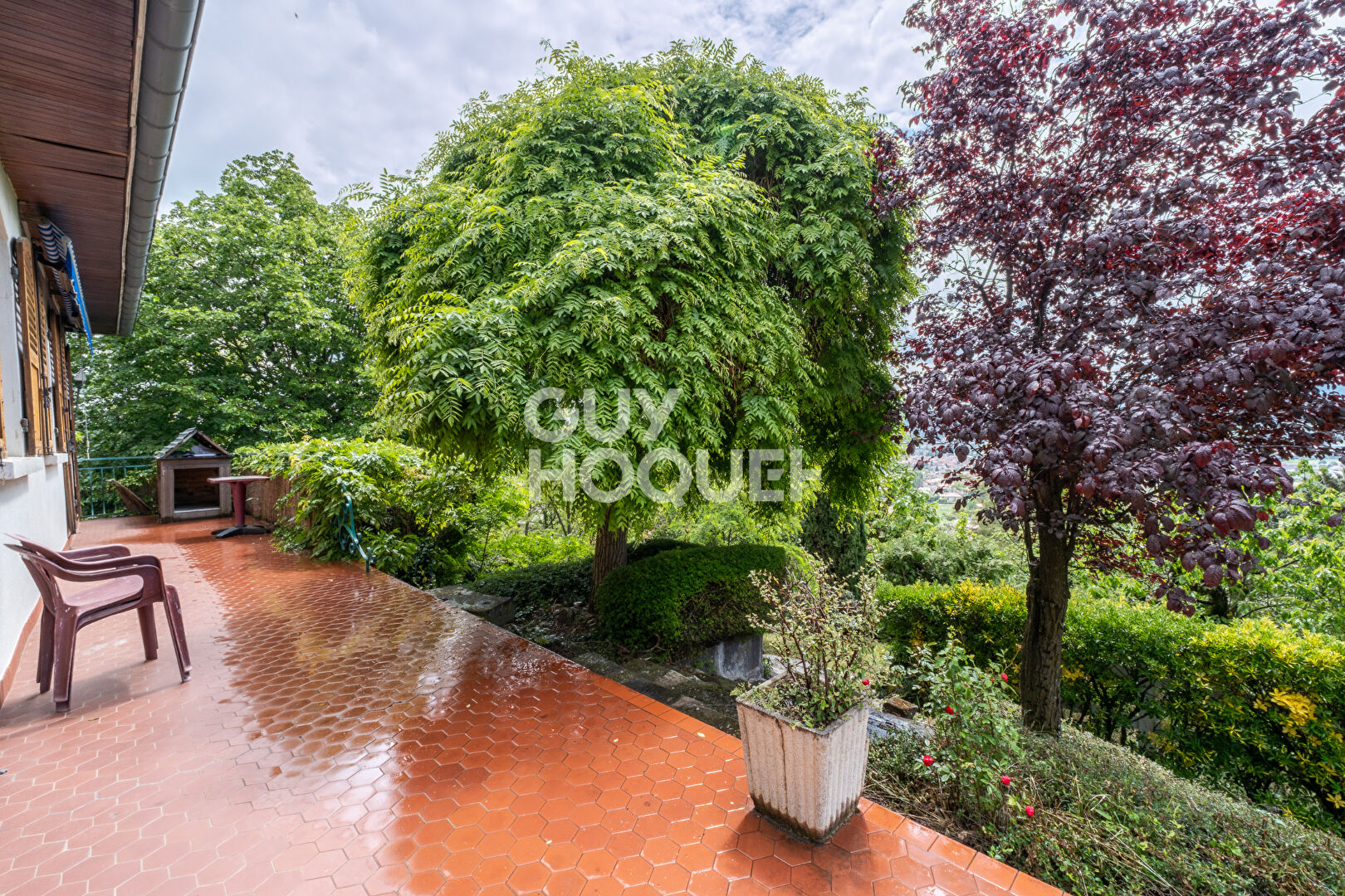 Maison avec vue - Garage jardin - Cournon