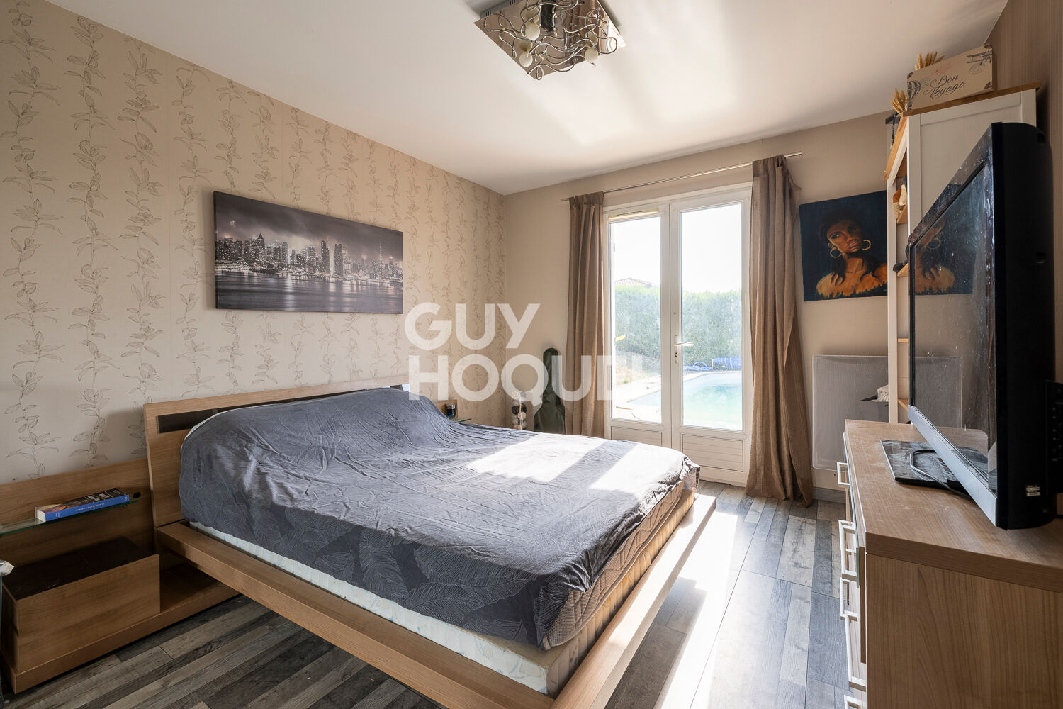 Plain pied avec piscine