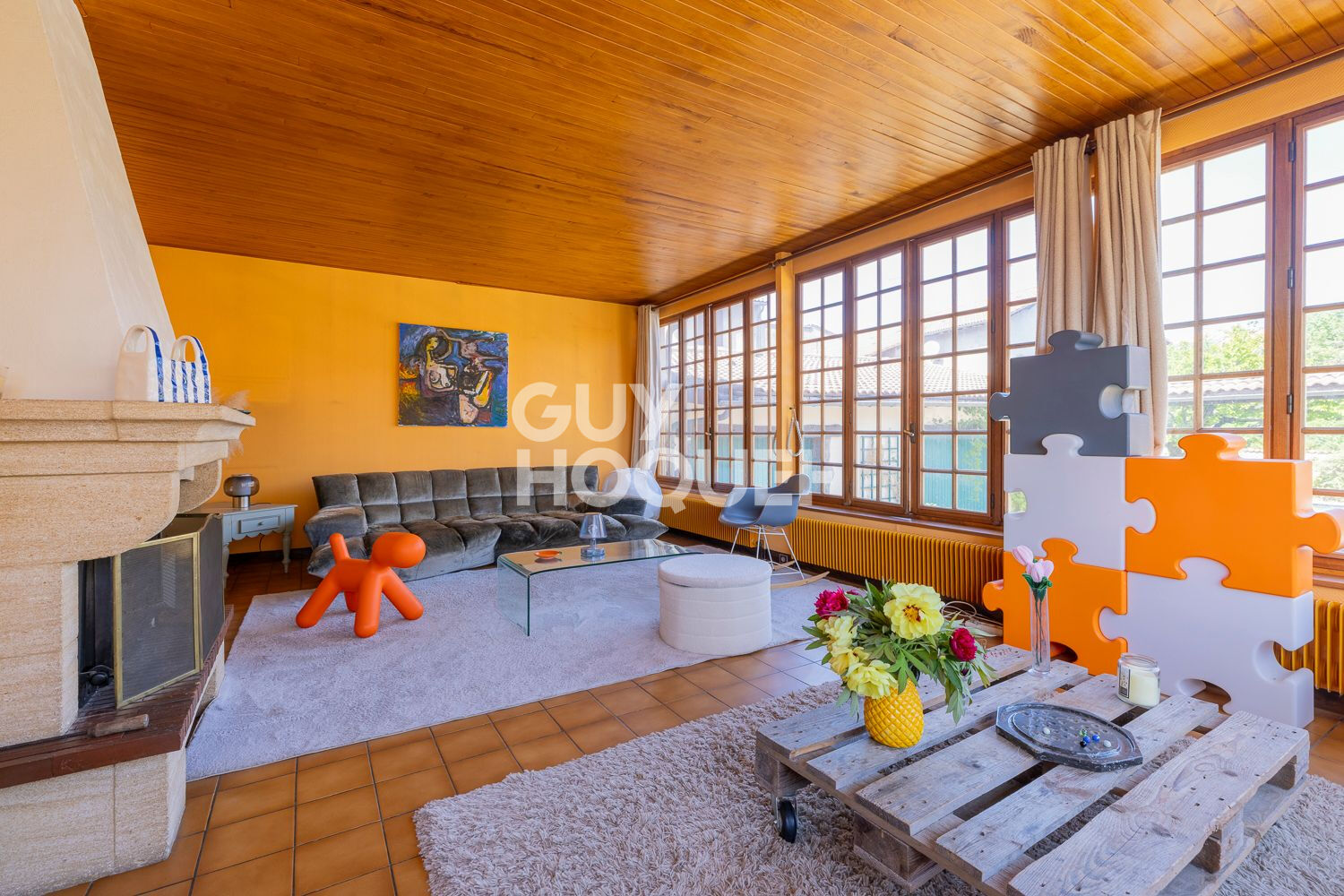 AULNAT - Maison de maître 200 m² , 6 chambres, piscine et diverses dépendances