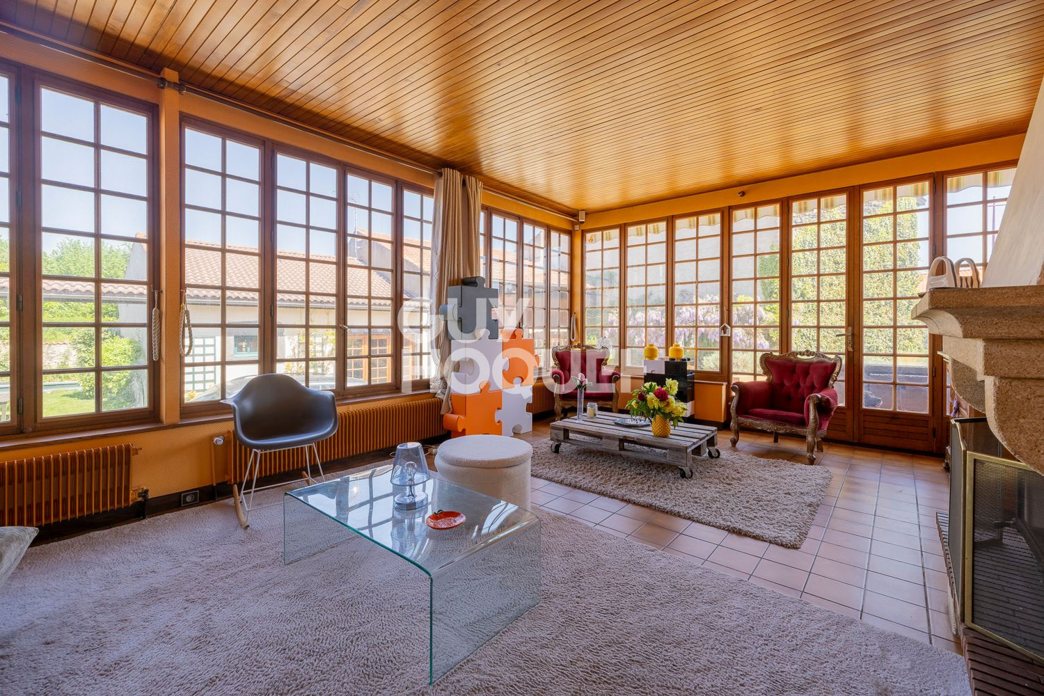 AULNAT - Maison de maître 200 m² , 6 chambres, piscine et diverses dépendances