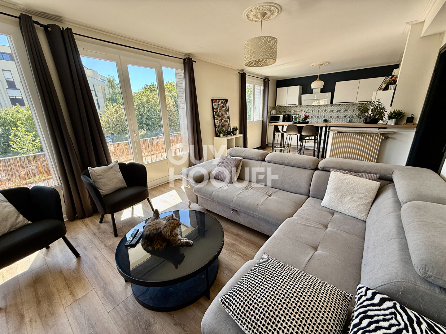 CHAMALIERES - Appartement T3, 73 m3, garage et balcon