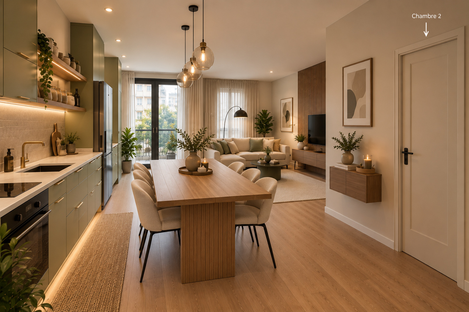 Appartement 3 pièces 56 m² · à Clichy · 56 m² · 310 000 €