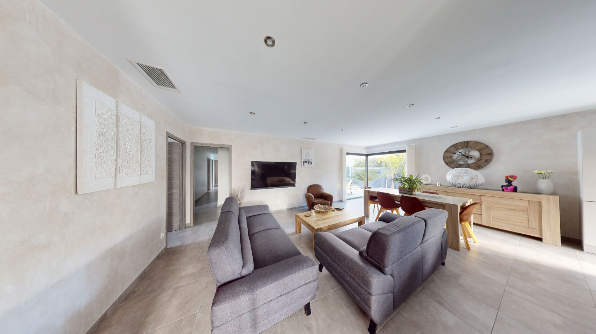 Villa contemporaine de plain pied 127 m2 - Pollestres