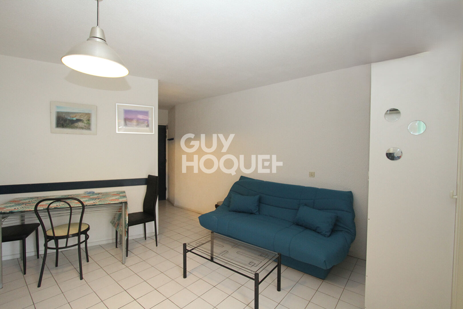 À louer -  Studio cabine avec terrasse de 30 m² et vue mer