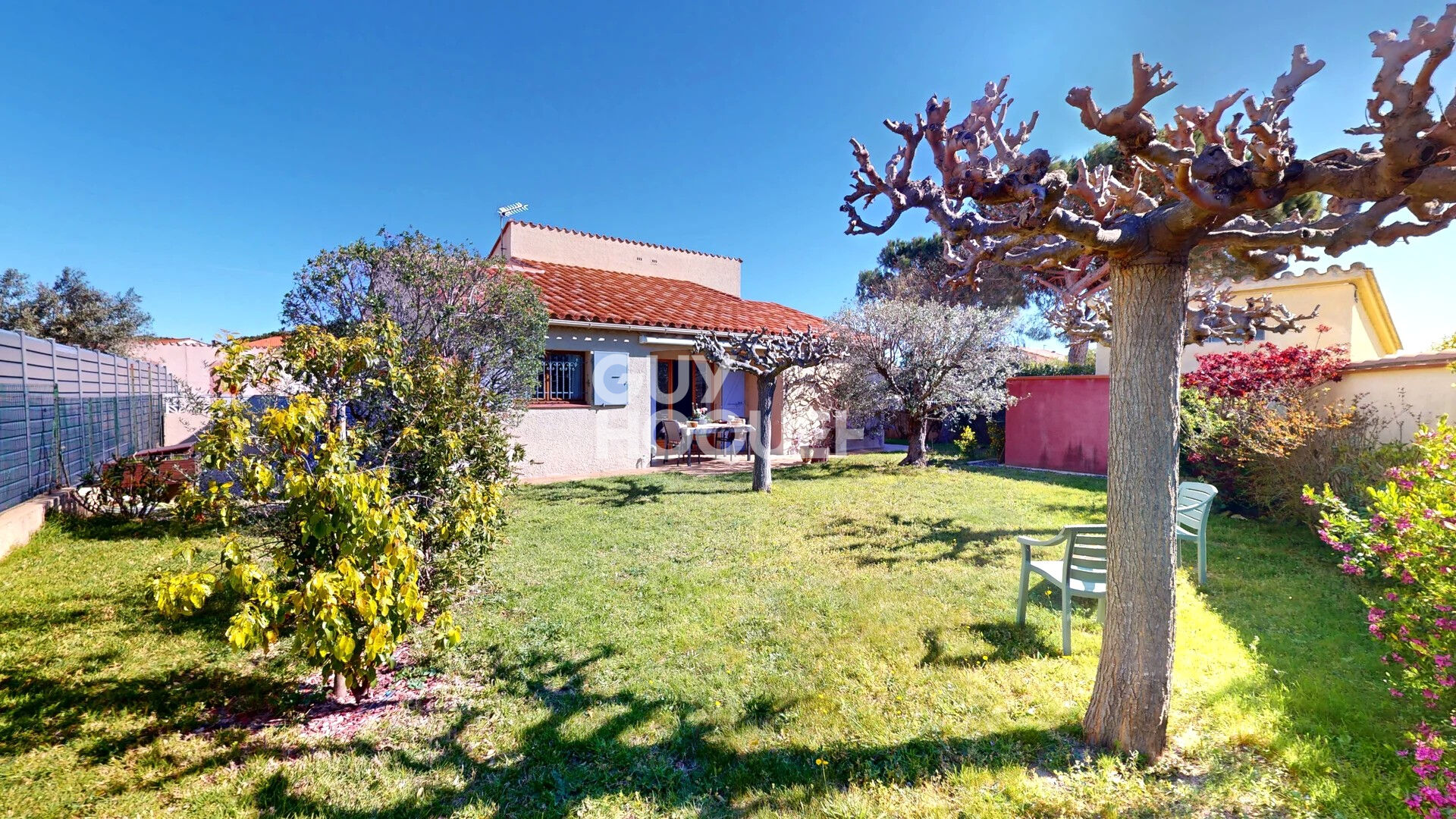 Villa T4 en 4 faces  sur parcelle de 475 m² + garage - piscinable
