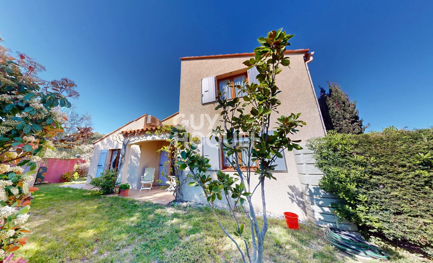 Villa T4 en 4 faces  sur parcelle de 475 m² + garage - piscinable