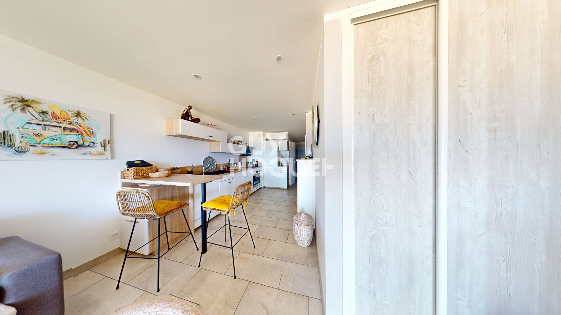 Appartement T3 traversant - Vue mer & Vue Canigou - 61 m²