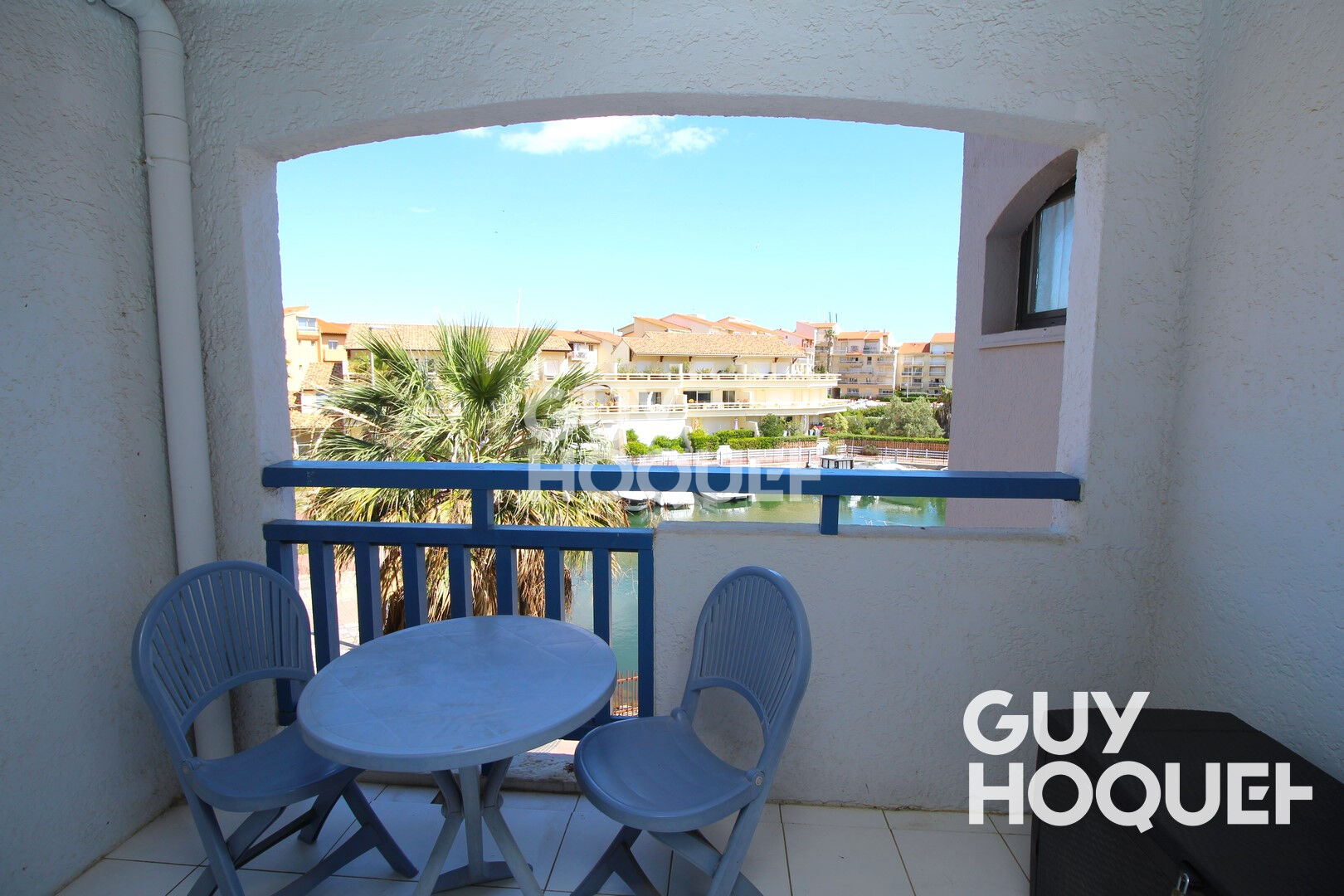 A louer - Studio meublé avec balcon et vue Marina ? Location de septembre à juin